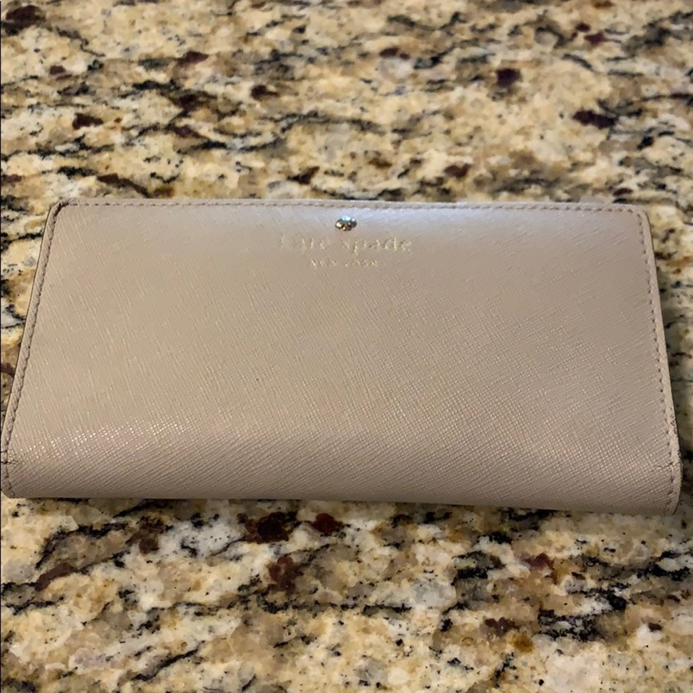 Tan Kate Spade Wallet